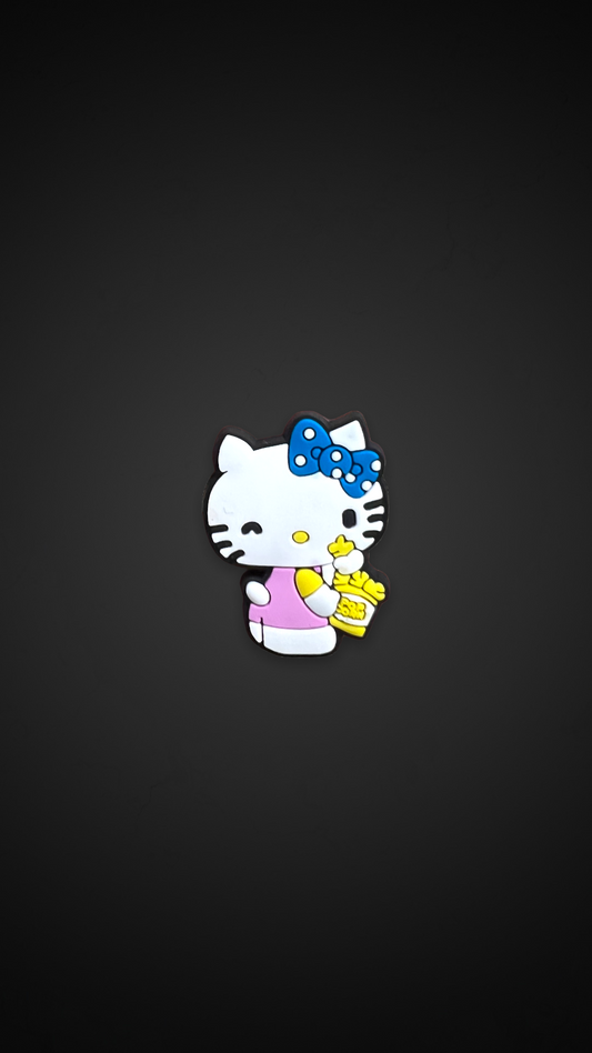 Hello kitty with popcorn