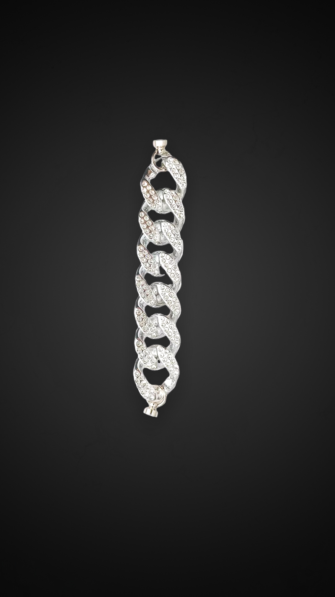 Thick silver chain